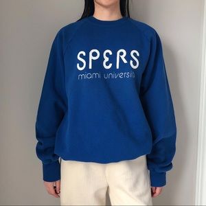 Vintage 80s Miami University crewneck sweatshirt